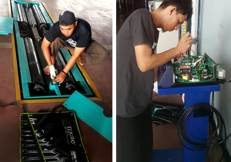 Perbaikan Alat Uji Emisi dan Kecepatan